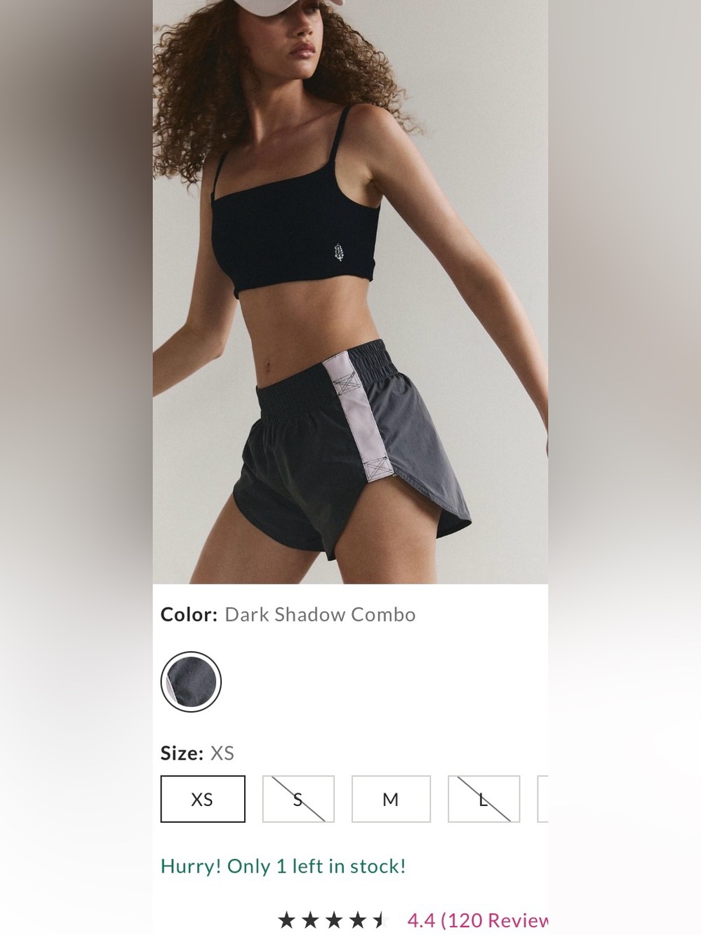 FP Movement by Free People ~ Trail Angel Shorts ~ Dark Shadow Combo ~ XS ~ *NWT* - Picture 10 of 15
